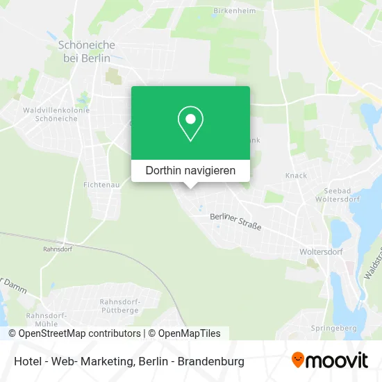 Hotel - Web- Marketing Karte