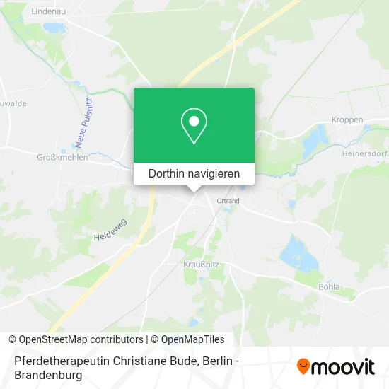 Pferdetherapeutin Christiane Bude Karte