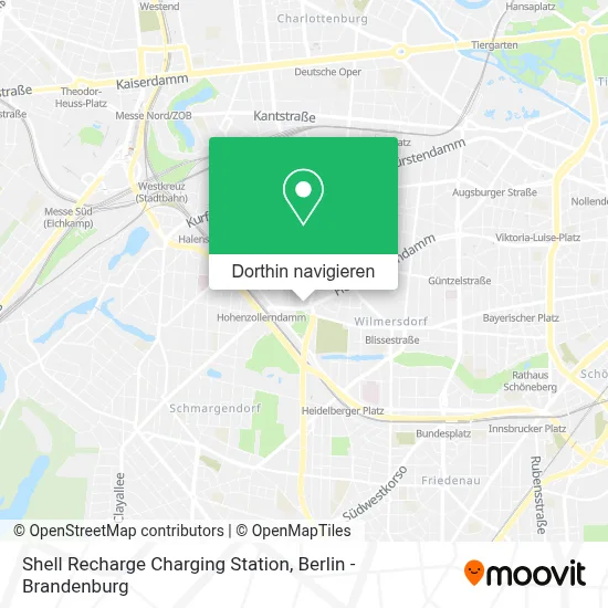 Shell Recharge Charging Station Karte