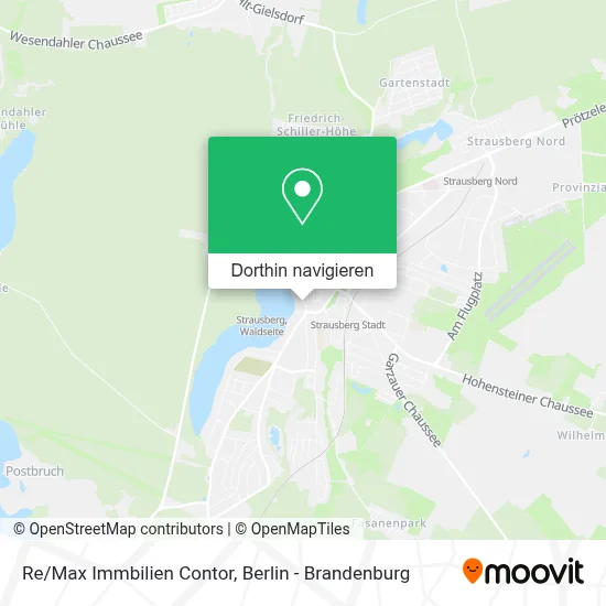 Re/Max Immbilien Contor Karte