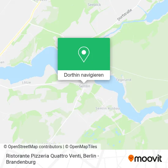 Ristorante Pizzeria Quattro Venti Karte