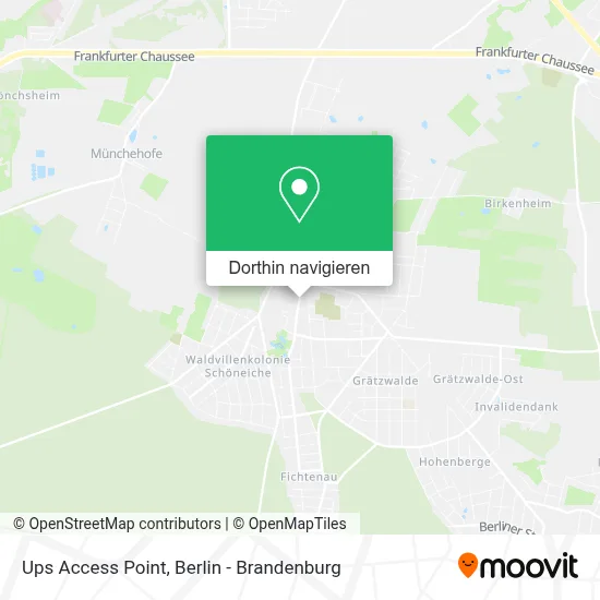 Ups Access Point Karte