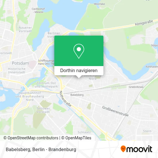 Babelsberg Karte