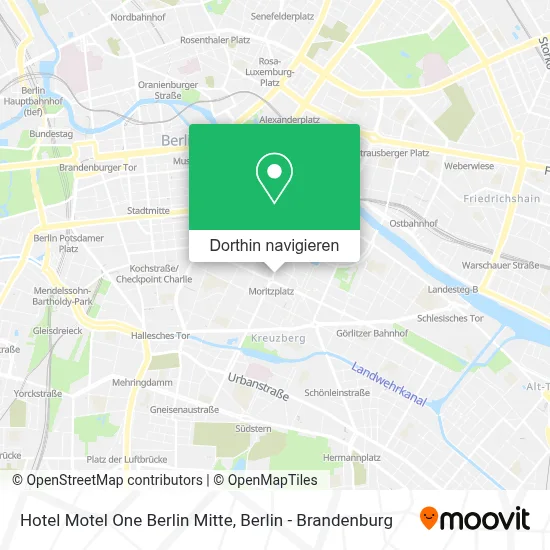 Hotel Motel One Berlin Mitte Karte