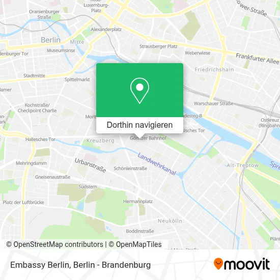 Embassy Berlin Karte