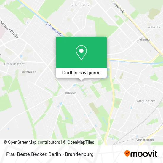 Frau Beate Becker Karte