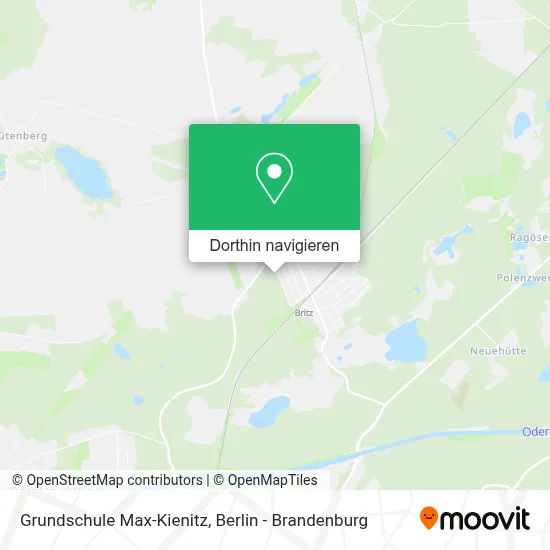 Grundschule Max-Kienitz Karte