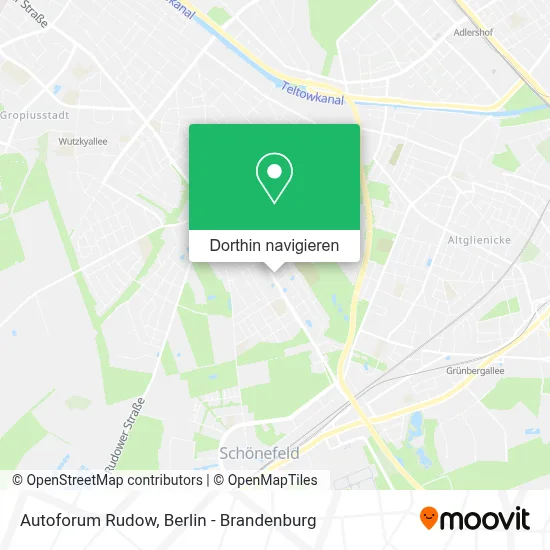 Autoforum Rudow Karte
