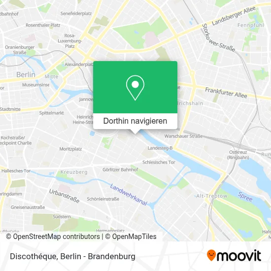 Discothéque Karte