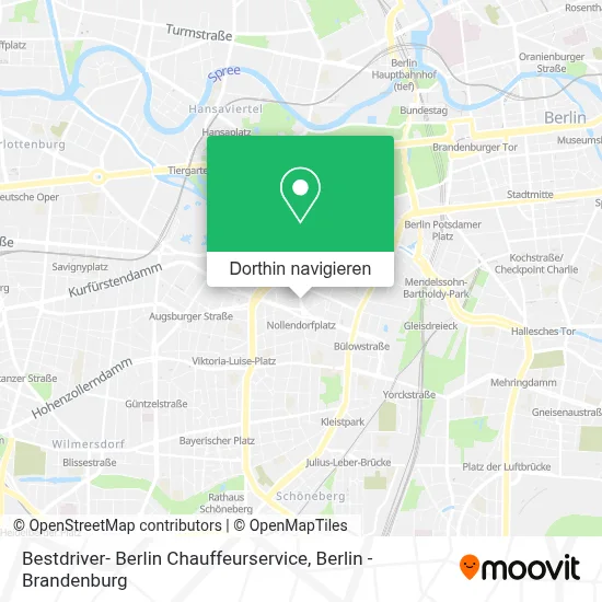 Bestdriver- Berlin Chauffeurservice Karte