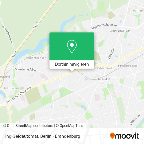 Ing-Geldautomat Karte