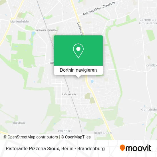 Ristorante Pizzeria Sioux Karte