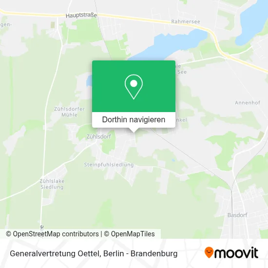 Generalvertretung Oettel Karte