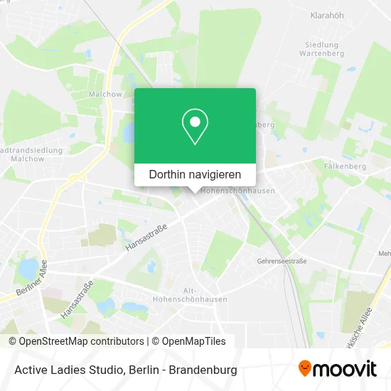 Active Ladies Studio Karte