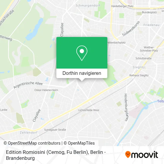 Edition Romiosini (Cemog, Fu Berlin) Karte