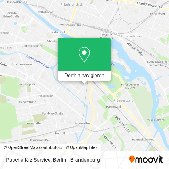 Pascha Kfz Service Karte