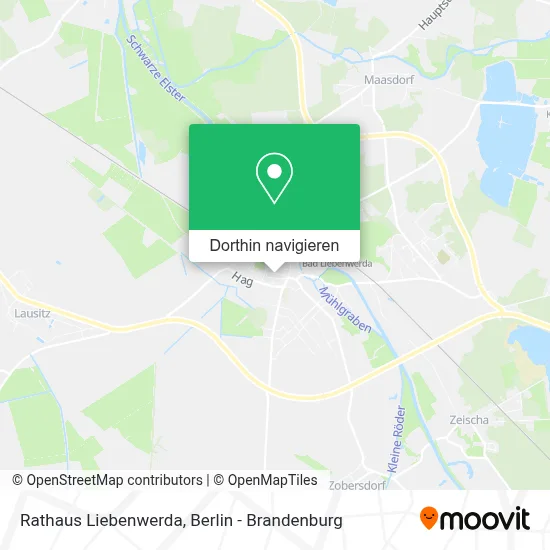 Rathaus Liebenwerda Karte
