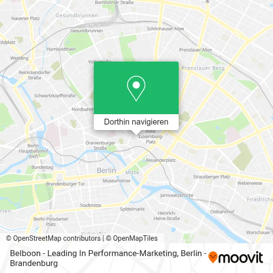 Belboon - Leading In Performance-Marketing Karte