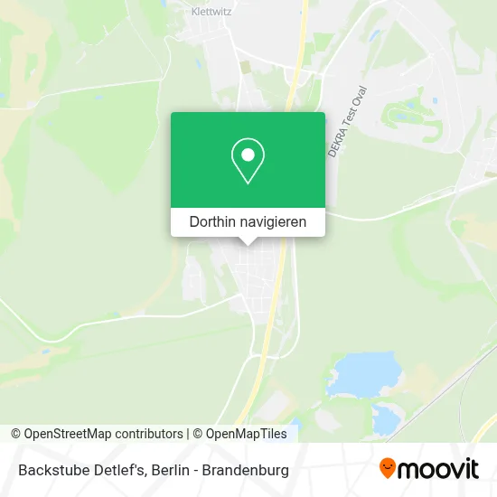 Backstube Detlef's Karte