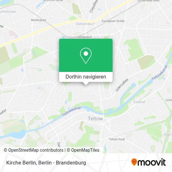 Kirche Berlin Karte