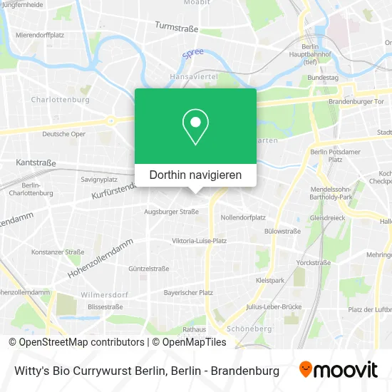 Witty's Bio Currywurst Berlin Karte