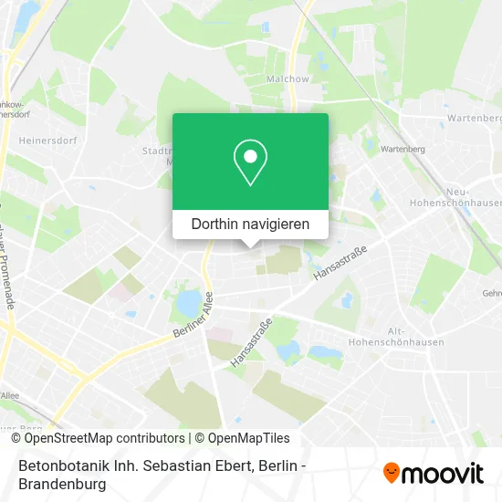 Betonbotanik Inh. Sebastian Ebert Karte