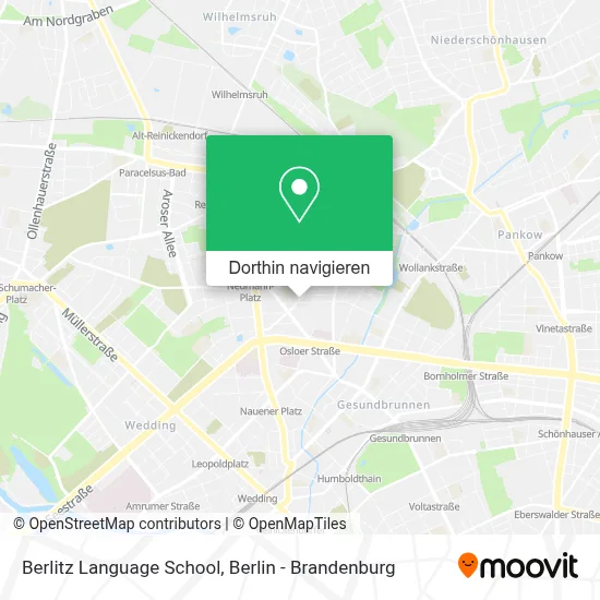 Berlitz Language School Karte