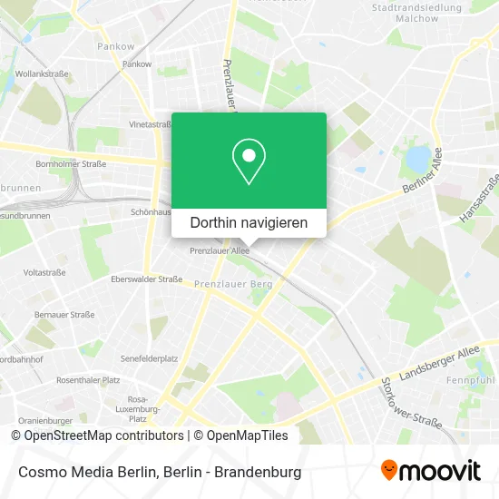 Cosmo Media Berlin Karte