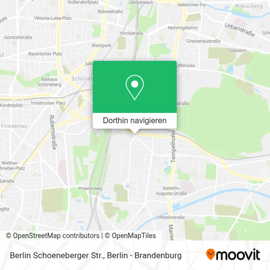 Berlin Schoeneberger Str. Karte