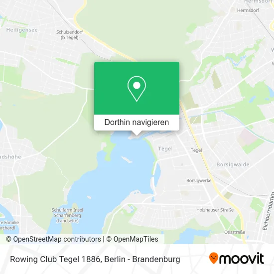 Rowing Club Tegel 1886 Karte