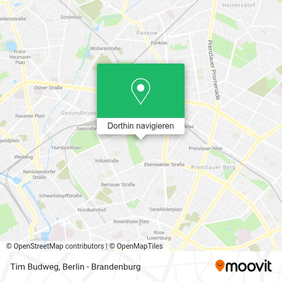 Tim Budweg Karte