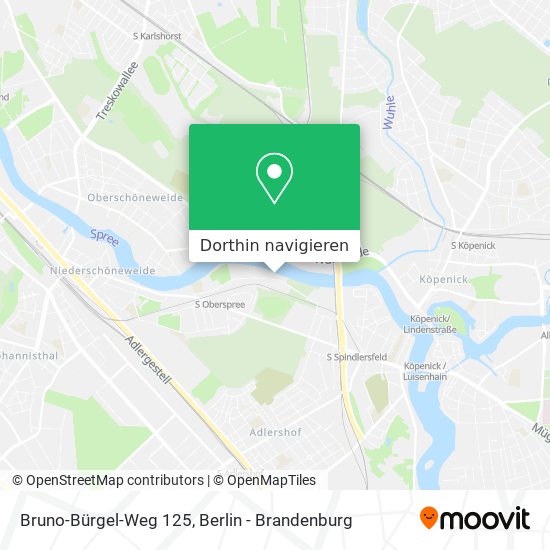 Bruno-Bürgel-Weg 125 Karte