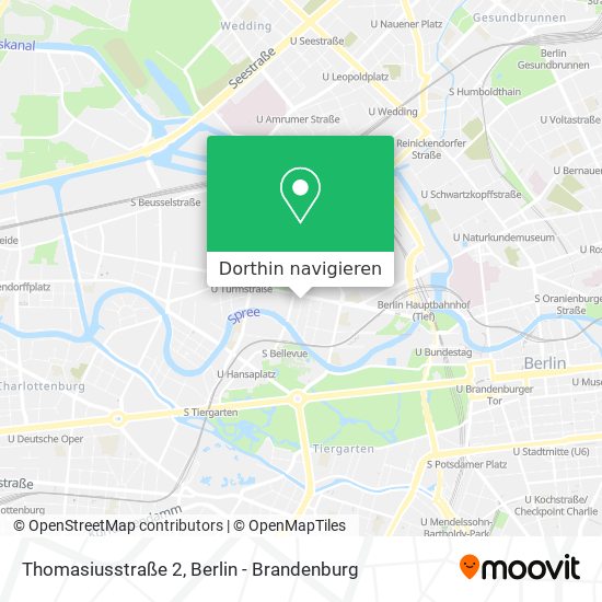 Thomasiusstraße 2 Karte