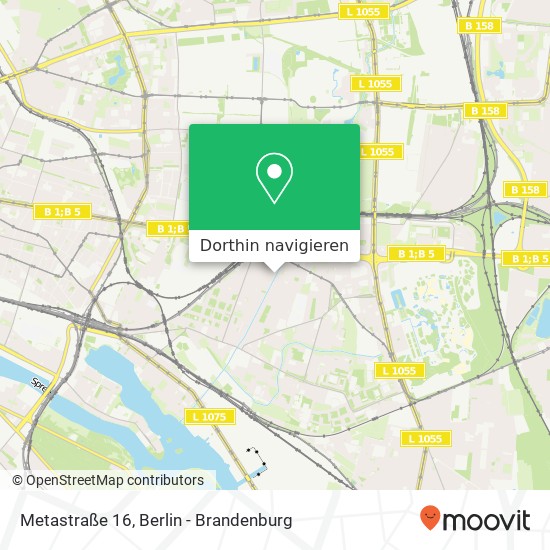 Metastraße 16, Friedrichsfelde, 10317 Berlin Karte