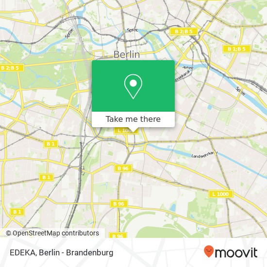 EDEKA, Friedrichstraße 246 Karte