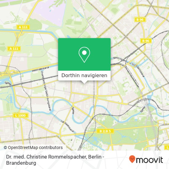 Dr. med. Christine Rommelspacher, Oldenburger Straße 37 Karte