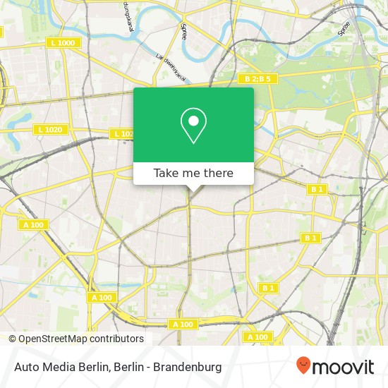 Auto Media Berlin, Spichernstraße 10 Karte