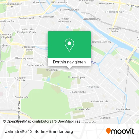 Jahnstraße 13 Karte