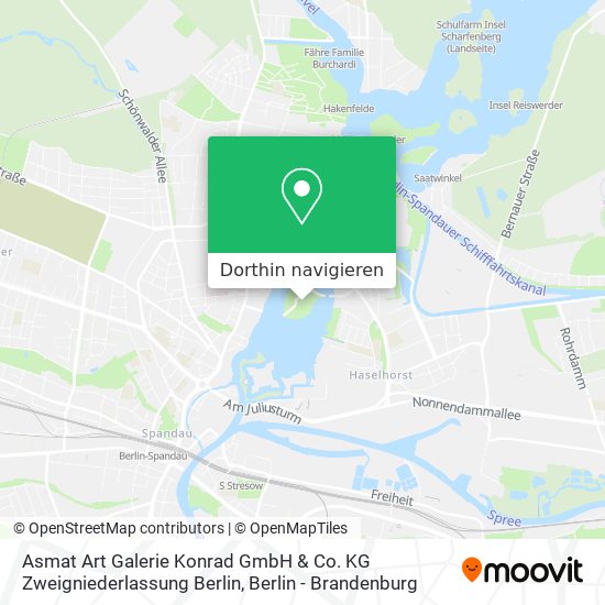Asmat Art Galerie Konrad GmbH & Co. KG Zweigniederlassung Berlin Karte