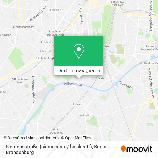Siemensstraße (siemensstr / halskestr) Karte