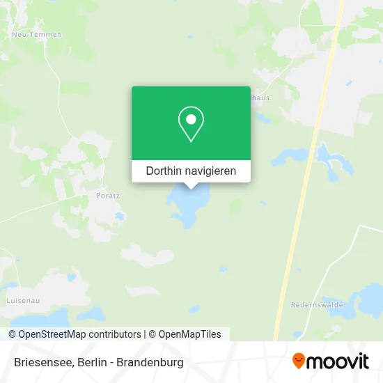 Briesensee Karte