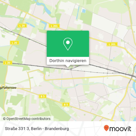 Straße 331 3, Staaken, 13591 Berlin Karte