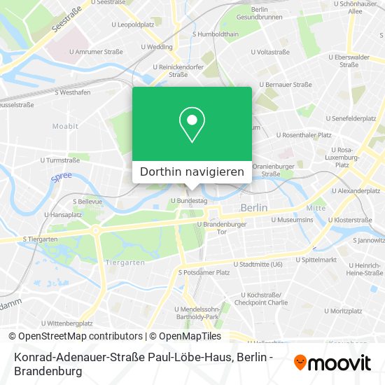 Konrad-Adenauer-Straße Paul-Löbe-Haus Karte