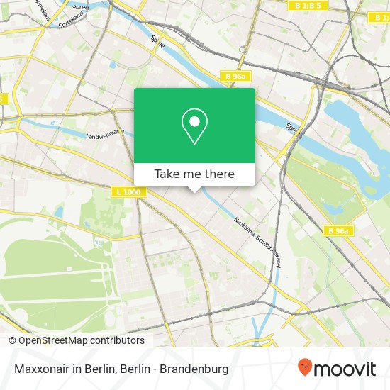 Maxxonair in Berlin Karte