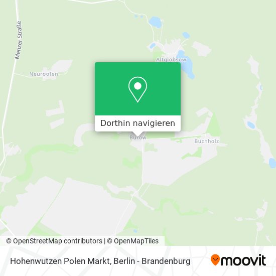 Hohenwutzen Polen Markt Karte