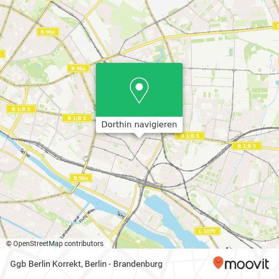 Ggb Berlin Korrekt, Finowstraße 9 Karte