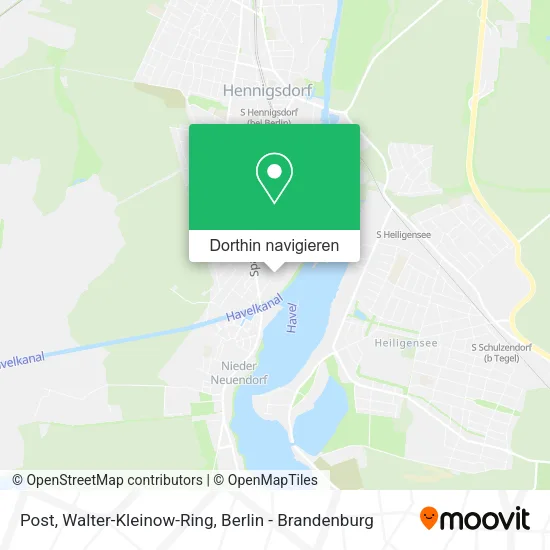 Post, Walter-Kleinow-Ring Karte