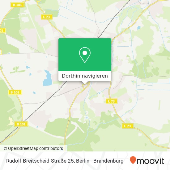 Rudolf-Breitscheid-Straße 25, 14943 Luckenwalde Karte