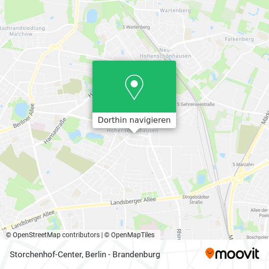 Storchenhof-Center Karte