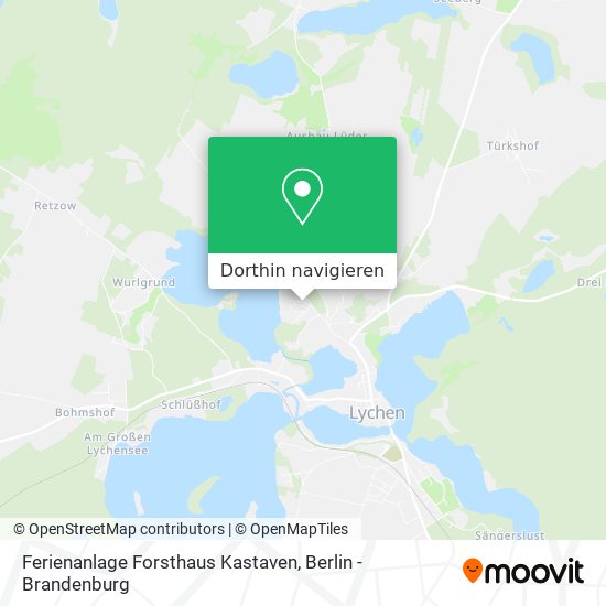 Ferienanlage Forsthaus Kastaven Karte